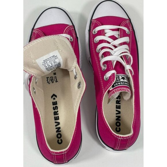Converse Pink and White Sneakers - Picture 11 of 12